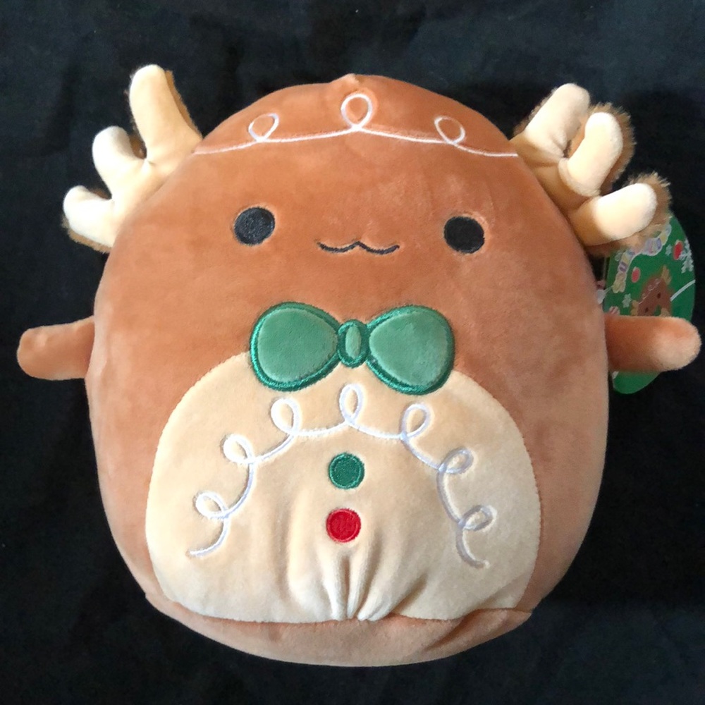 Gingerbread Axolotl (Christmas Edition)